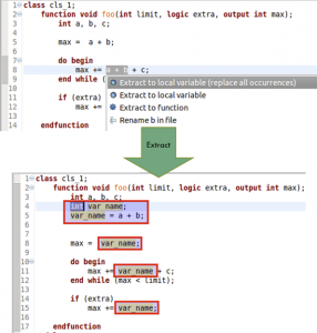 Automated refactoring of design and verification code