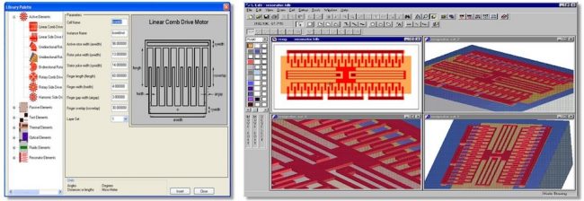 Integrated MEMS design environment