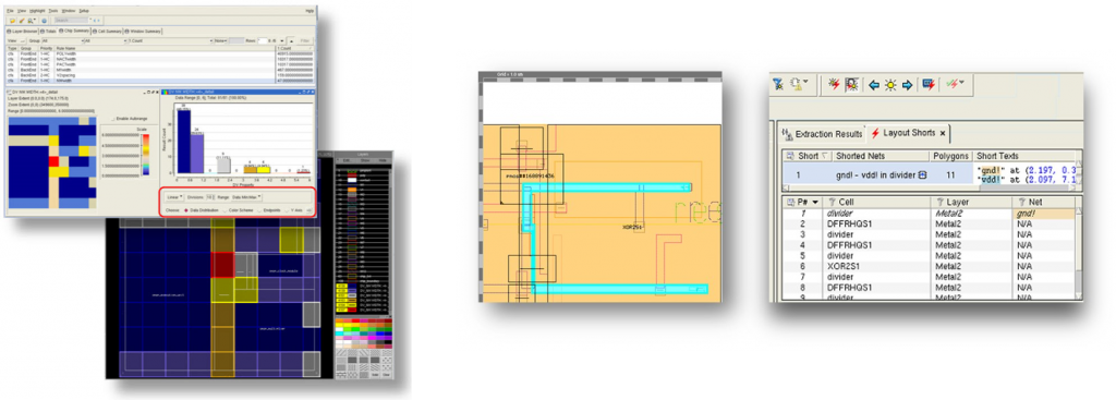 Figure 11. Fast, in-depth layout visualization and analysis speeds error review and debugging (Mentor)