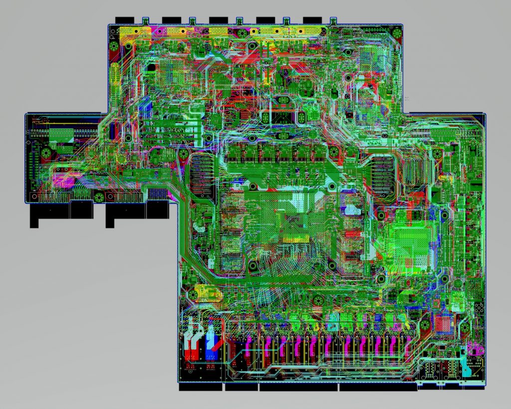 Figure 1. The Infinera team's TLA winning PCB design (Mentor/Infiniera