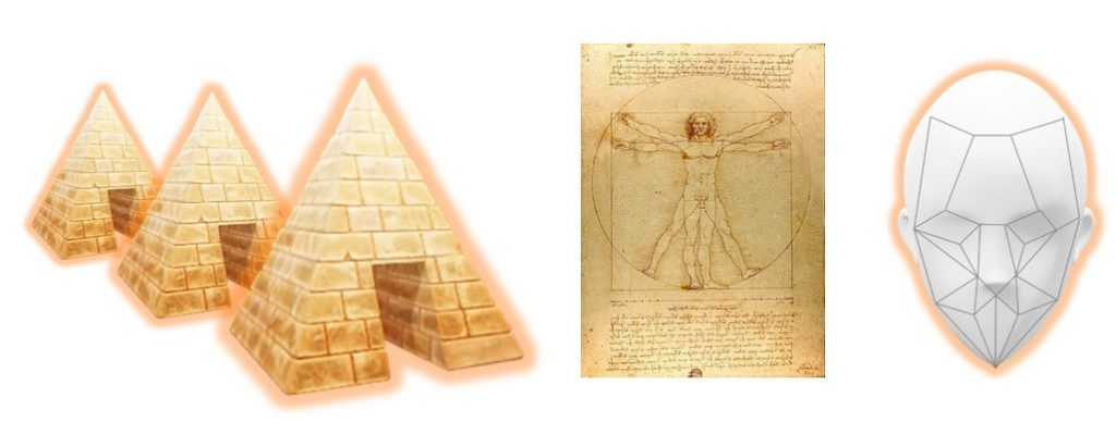 Figure 1. From the ancient pharaohs to the most modern technology, symmetry has always been a critical element in human endeavors