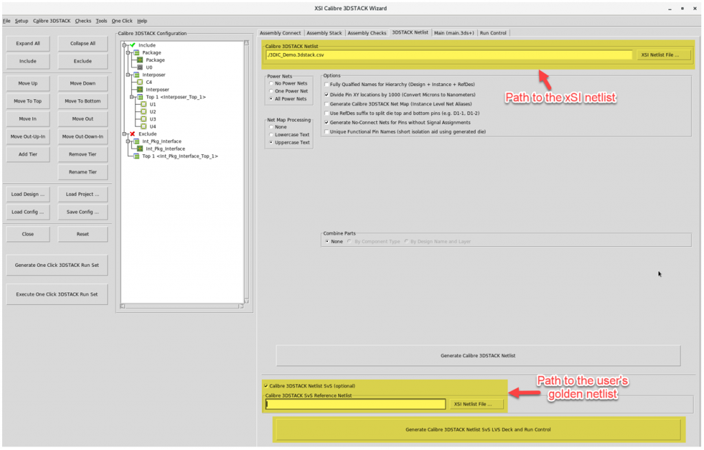 Figure 3. The xSI wizard for its netlist-versus-netlist feature (Siemens EDA)