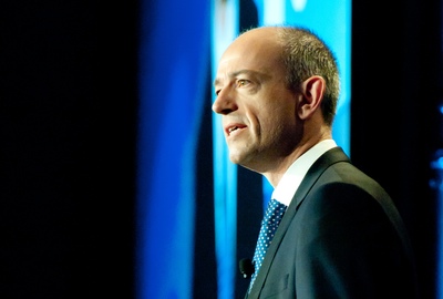 ARM CEO Simon Segars during his keynote at TechCon 2013