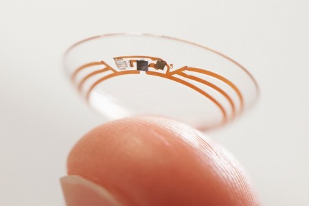 A prototype Google X smart lens