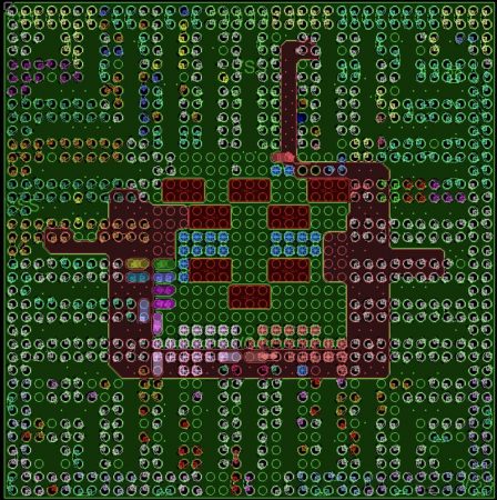 Example bump map for an SoC